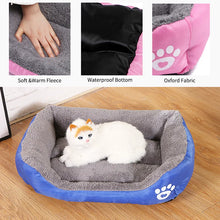 Large Plush Square Pet Bed