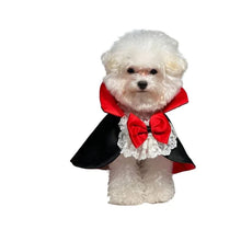 Pet Halloween Vampire Cape Cosplay Cat Cape Clothes Dog Cape