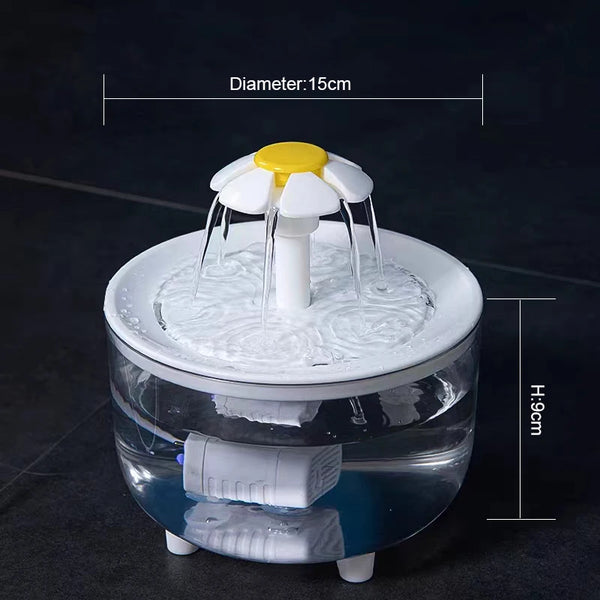 Transparent Water Fountain Dispenser