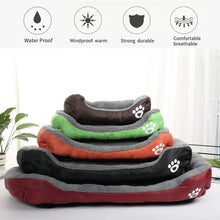 Large Plush Square Pet Bed