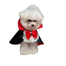 Pet Halloween Vampire Cape Cosplay Cat Cape Clothes Dog Cape