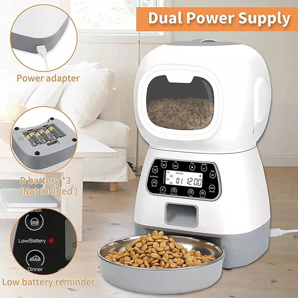 3.5L Automatic Smart Food Dispenser