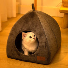 Cozy Semi-Enclosed Cat Bed